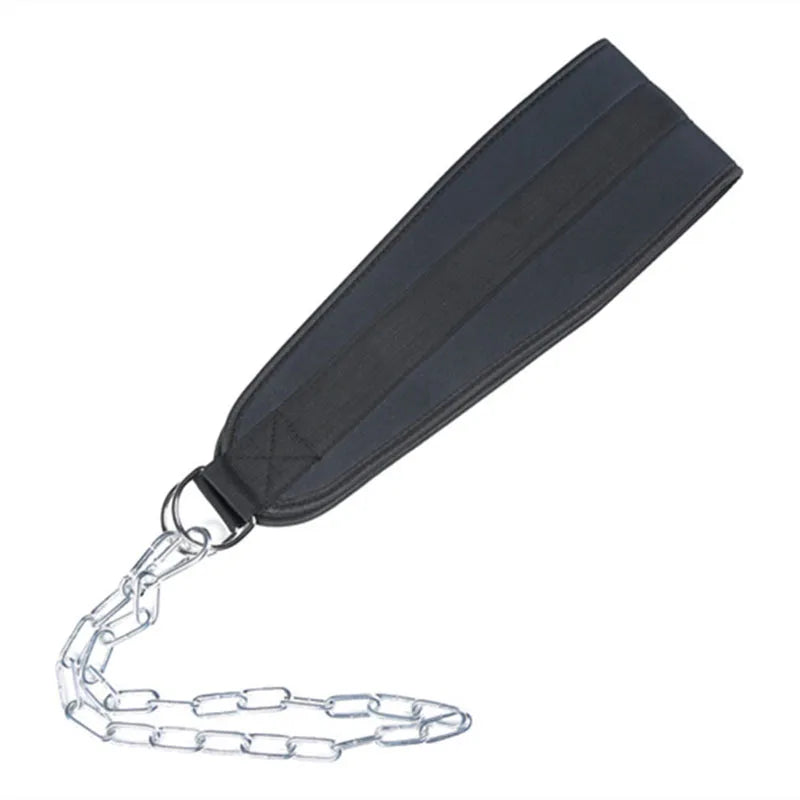 Weightlifting Belt with Chain – Pull-Up & Dip Waist Support