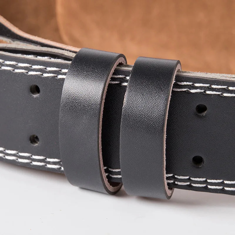 Premium Weightlifting Belt – PU Leather Waist Support for Squats & Deadlifts