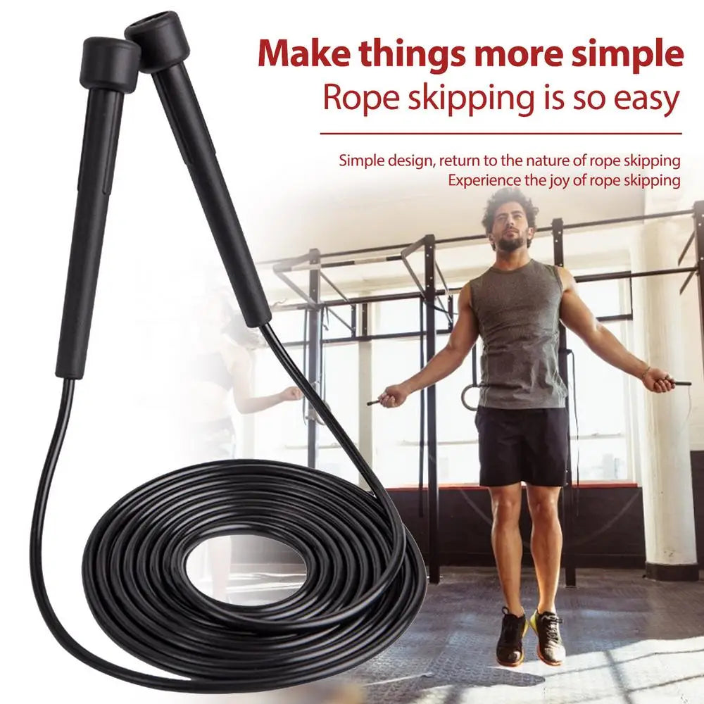 Adjustable Speed Jump Rope – PVC Fitness Rope for Gym, Boxing & Cardio