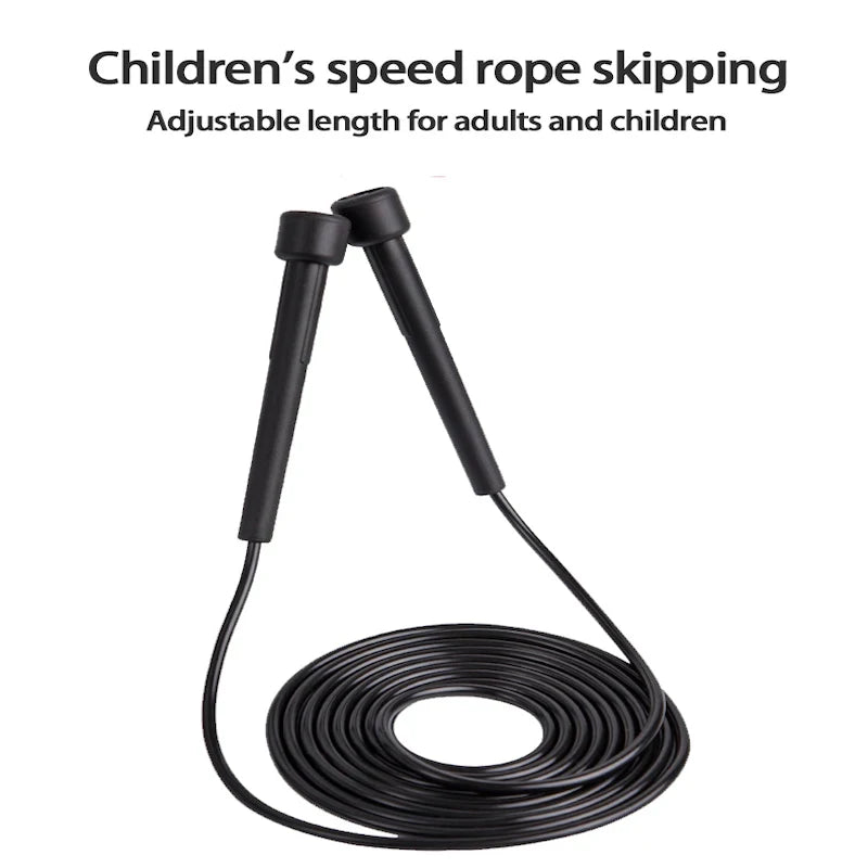 Adjustable Speed Jump Rope – PVC Fitness Rope for Gym, Boxing & Cardio