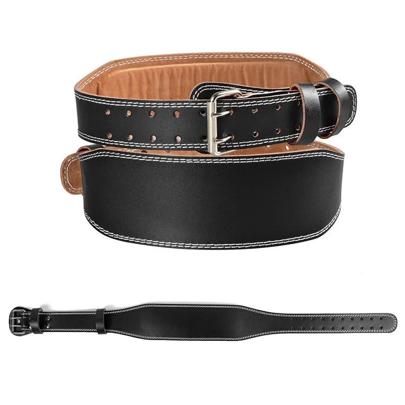 Premium Weightlifting Belt – PU Leather Waist Support for Squats & Deadlifts